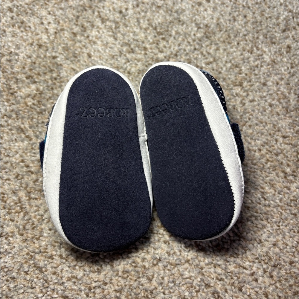 ROBEEZ First Kicks boys shoes Finn Navy 0-3 months first walkers - Picture 6 of 6